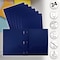 Better Office Products 2 Pocket Heavyweight Plastic Folder Portfolio With Prongs, Letter Size, Blue, 24PK 86612 - alternate 2